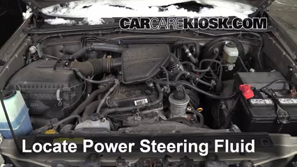 2008 Toyota Tacoma 2.7L 4 Cyl. Extended Cab Pickup (4 Door) Power Steering Fluid Check Fluid Level